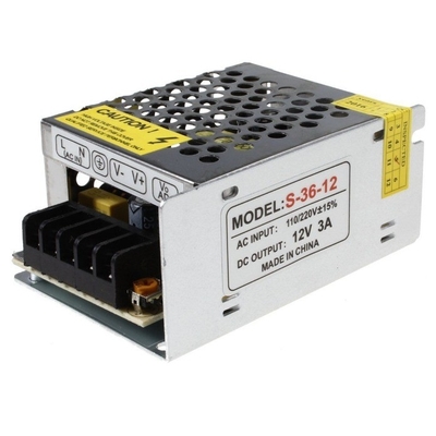 110V/220V AC 12V 3.2A 5A 10A 15A CCTV LED Switch Power Supply Unit с эффективностью 82%