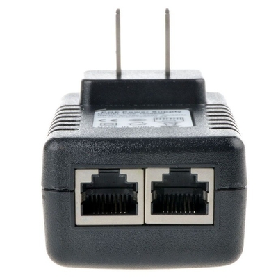 Черный 24В 1А Стенный розетка POE инжектор Ethernet адаптер IP Телефон Камера питание 24В