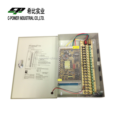 12V выход CCTV источник питания 120W 18CH для защиты от перенапряжения и CCTV камеры