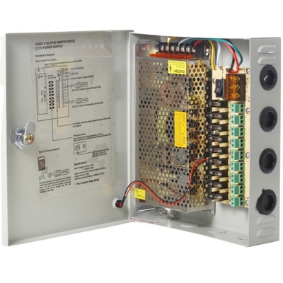 Высокочастотный 12V 10A 120W 18ch CCTV Камера переключатель питания с CE ROHS FCC