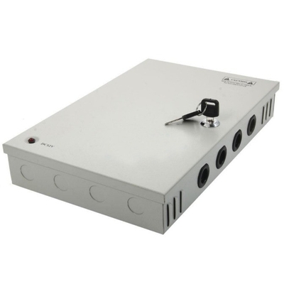 12 Вт постоянного тока Выход CCTV DVR 18 портов Канал Камера безопасности Переключатель Электростанция 12 Вт постоянного тока 15 А Распределение