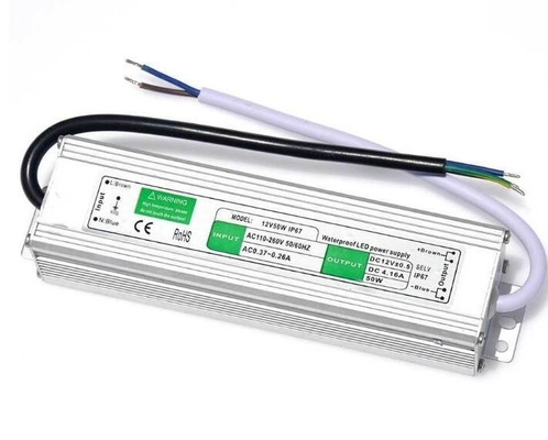 Водонепроницаемое 50w трансформатор питание светодиодный драйвер DC12V одноразовый выход для наружных
