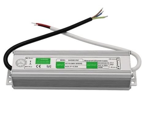 Водонепроницаемое 50w трансформатор питание светодиодный драйвер DC12V одноразовый выход для наружных