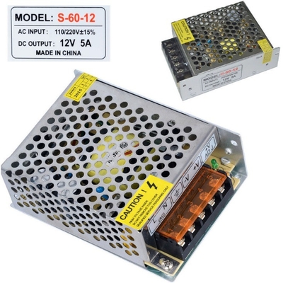Одноразовый выход AC110V/220V DC 5V 12A 12V 5A 24V 3A