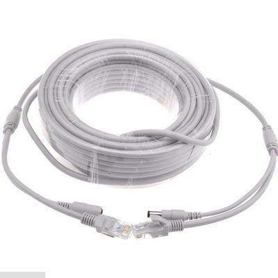 3/5/10/15/20/30M 50м Серой CAT5/CAT-5e Ethernet RJ45 DC Силовая CCTV сеть LAN кабель для POE камеры
