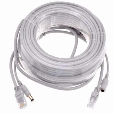 3/5/10/15/20/30M 50м Серой CAT5/CAT-5e Ethernet RJ45 DC Силовая CCTV сеть LAN кабель для POE камеры