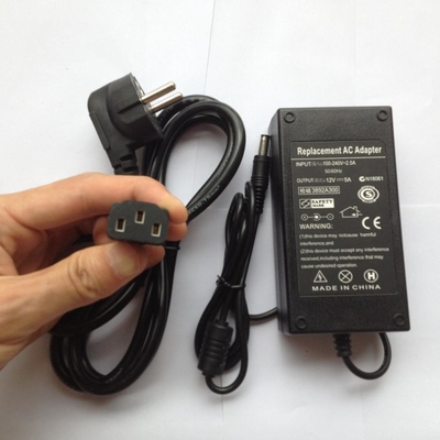 60 Вт питание для электронных продуктов 12 ВДС Выходное напряжение EU Plug 100-240 Вт переменный вход
