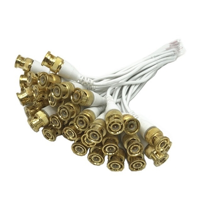 C-Power Metal White BNC Connector Extension Cable for CCTV Male End Type Stripped (C-Power Metal White BNC Connector Extension Cable for CCTV Male End Type Stripped) (Кабель для расширения соединителя BNC для видеонаблюдения с мужским концом)
