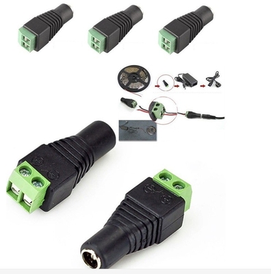DC 5.5 x 2.1mm Power Jack Male Adapter Cable Plug Connector для видеонаблюдения / светодиодный пол Женщина