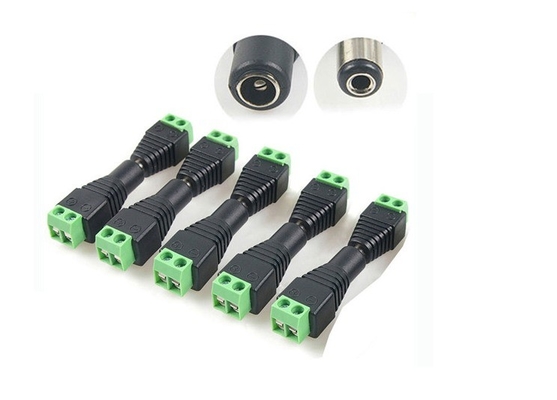 DC 5.5 x 2.1mm Power Jack Male Adapter Cable Plug Connector для видеонаблюдения / светодиодный пол Женщина