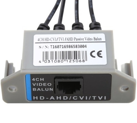 - 4CH HD пассивное видео Balun Transceiver BNC к UTP RJ45 CCTV через скрученные пары