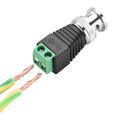 CAT5 к BNC Коаксиальное видео Balun 2,1 мм мужской DC Power Connector Kit AF в качестве аксессуаров CCTV