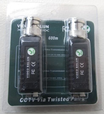 CAT5e CAT6 на камеру Balck одноканальный пассивный BNC видео Balun Transceiver Adapter