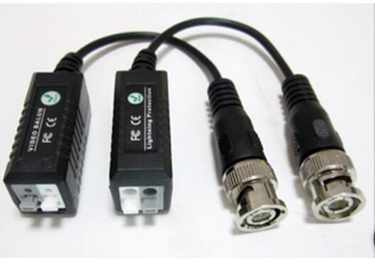 CAT5e CAT6 на камеру Balck одноканальный пассивный BNC видео Balun Transceiver Adapter