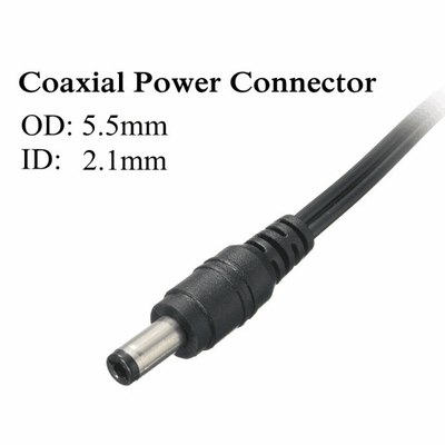 12В 0,5А 500mA 1А 1000mA LED CCTV адаптер питания с встроенным переключателем включения/выключения 5.5x2.1 DC кабелем