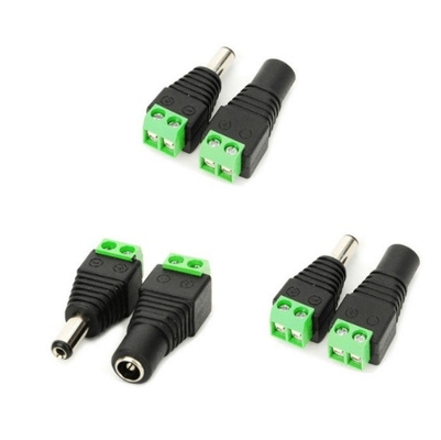 ABS соединители камер видеонаблюдения 2.1 мм DC RCA Phono BNC