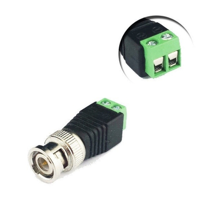 Соединение проводов стало возможным с помощью сертификата CE Коаксиальный CAT5 к Коаксиальному BNC-соединителю