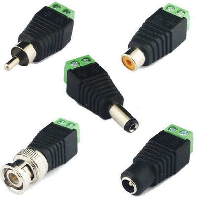Соединение проводов стало возможным с помощью сертификата CE Коаксиальный CAT5 к Коаксиальному BNC-соединителю