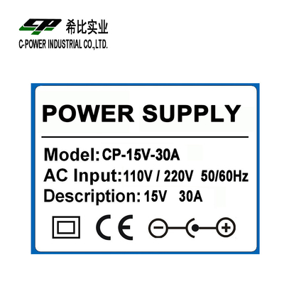 450W AC DC 15V 30A Проектор питания для массажного стула и CCTV светодиод от C-Power