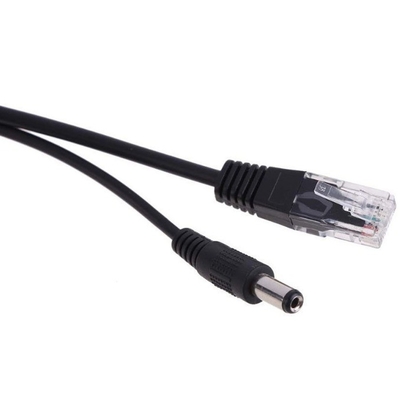 Пассивный адаптер питания через Ethernet для IP-камеры поддерживает 24В черно-белый
