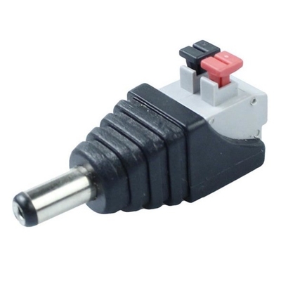 Безопасно спроектированный C-Power DC Power Jack Plug безвинтовой быстрый проволочный разъем 5,5x2,1 мм