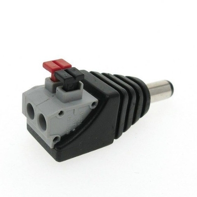 Безопасно спроектированный C-Power DC Power Jack Plug безвинтовой быстрый проволочный разъем 5,5x2,1 мм