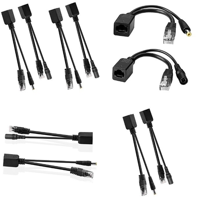 DC Power Cord POE Cable Splitter Injector для телекоммуникационных IP-камер
