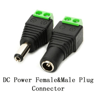 2.1x5.5mm Мужчина Женщина DC Power Jack Adapter Connector Plug Для камеры из меди