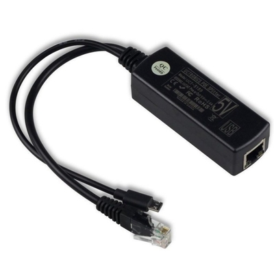 48V до 5V 2.4A PoE Splitter ABS Ethernet модуль для бесперебойного питания по Ethernet