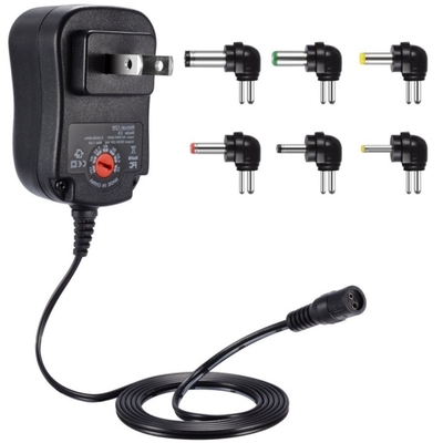 3-12V постоянный выход регулируемый 12W/30W универсальный адаптер питания с несколькими разъемами