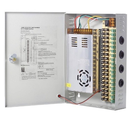 Убедитесь, что ваш источник питания CCTV с 12V DC 30A 18CH переключателя и чрезмерной защиты