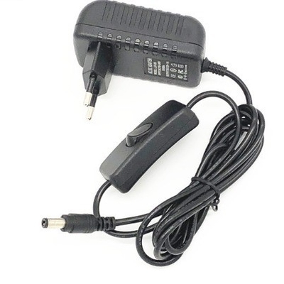 C-Power CCTV Switch Power Adapter 12V 1A 12V 2A с включенным/выключенным переключателем