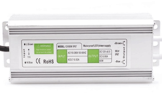 Светодиодное освещение сделано простым с помощью C-Power DC 12V 24V 6.67A 80W IP67 водонепроницаемый источник питания