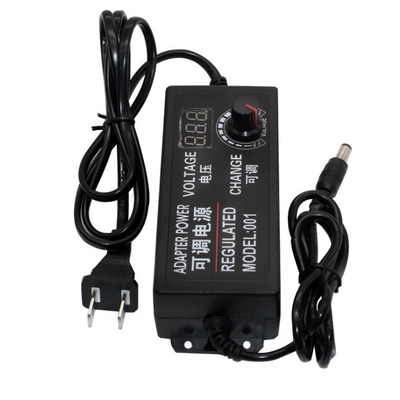 C-Power 3-12V 5A 60W регулируемый адаптер с опциональным 1.2M DC кабелем и вставкой в конструкцию