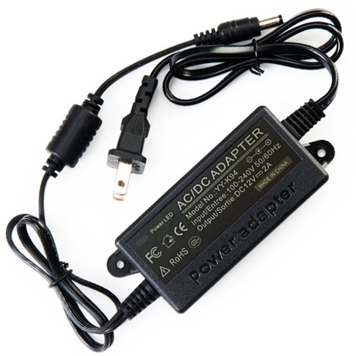 C-Power 24W AC100-240V DC 12V Стенный разъем 12V 2A Адаптер питания с опциональным коннектором постоянного тока