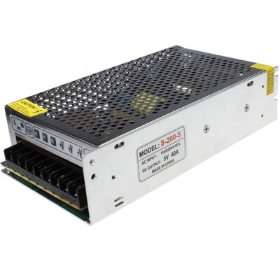110V/220V AC Входное напряжение C-Power 200W 5VDC 5V 40A Электроснабжение с эффективностью 82%