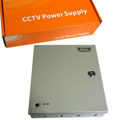 Станция распределения питания CCTV 12V DC 9 каналов Высокий выход 10 ампер для камеры CCTV