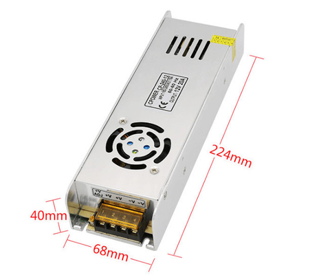 240w 20a тонкий источник питания 24v для одного выходного типа и входного напряжения AC110V/220V